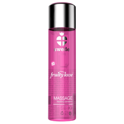 Crown Style LOT GOURMAND | Mini vibromasseur + 3 huiles de massage (framboise/rhubarbe, cassis/citron vert, fruité tropical/miel)