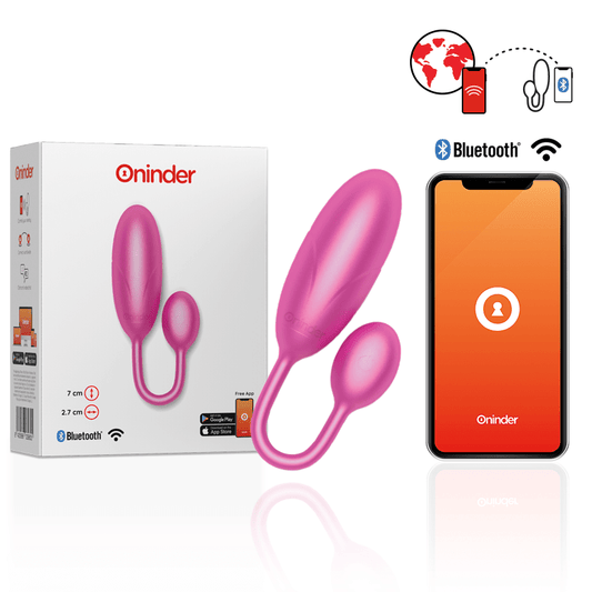 ONINDER ONINDER - OEUF VIBRANT DENVER ROSE 7 X 2,7 CM APPLICATION GRATUITE