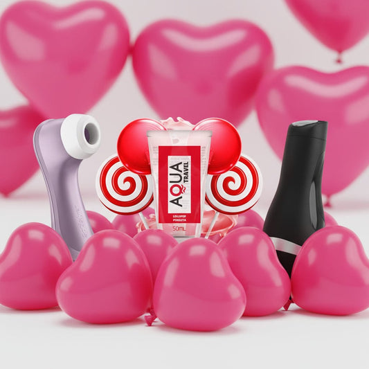 Crown Style Pour ELLE & LUI | Lubrifiant + masturbateur homme + stimulateur clitoridien