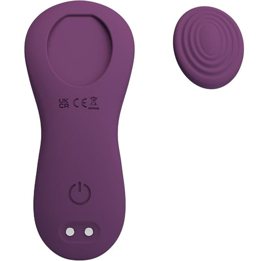 PRETTY LOVE PRETTY LOVE - MANE LAY ON MASSEUR DE CLITORIS 10 VIBRATIONS TÉLÉCOMMANDE VIOLET
