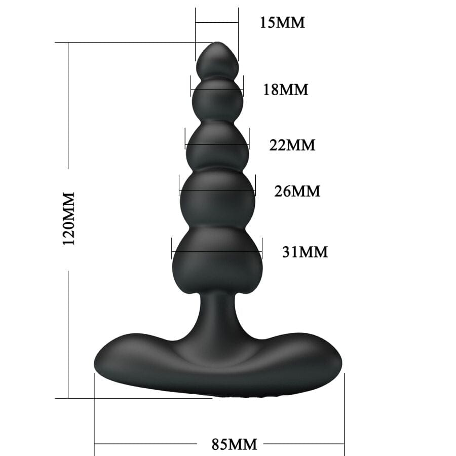 PRETTY LOVE PRETTY LOVE - PLUG ANAL VIBRANT CORBAN 10 VIBRATIONS NOIR