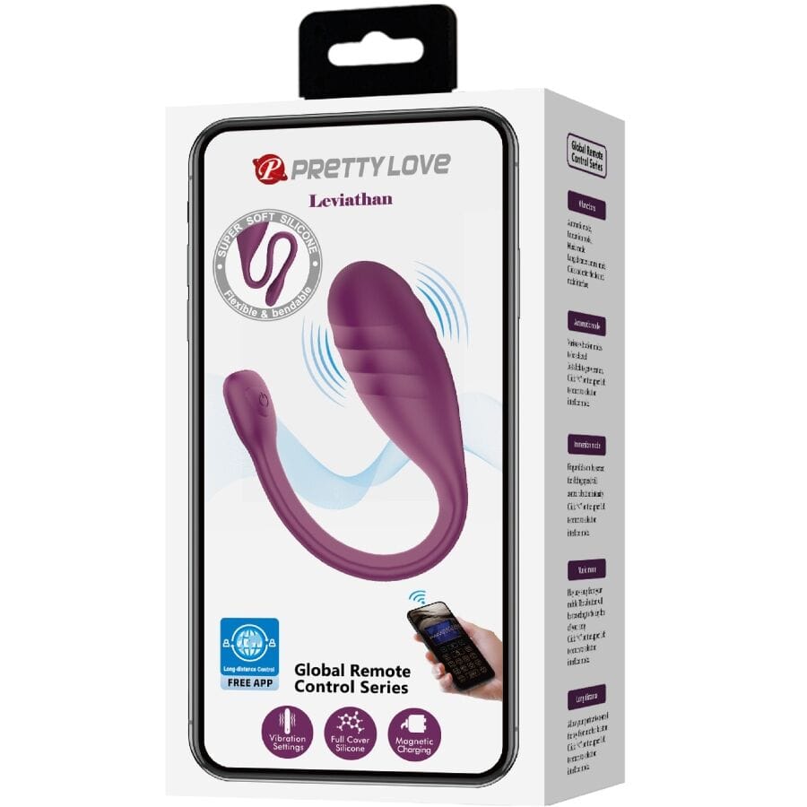 PRETTY LOVE SMART PRETTY LOVE - VIBROMASSEUR CONTRÔLÉ PAR APPLICATION LEVIATHAN VIOLET