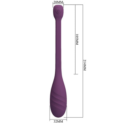 PRETTY LOVE SMART PRETTY LOVE - VIBROMASSEUR CONTRÔLÉ PAR APPLICATION LEVIATHAN VIOLET