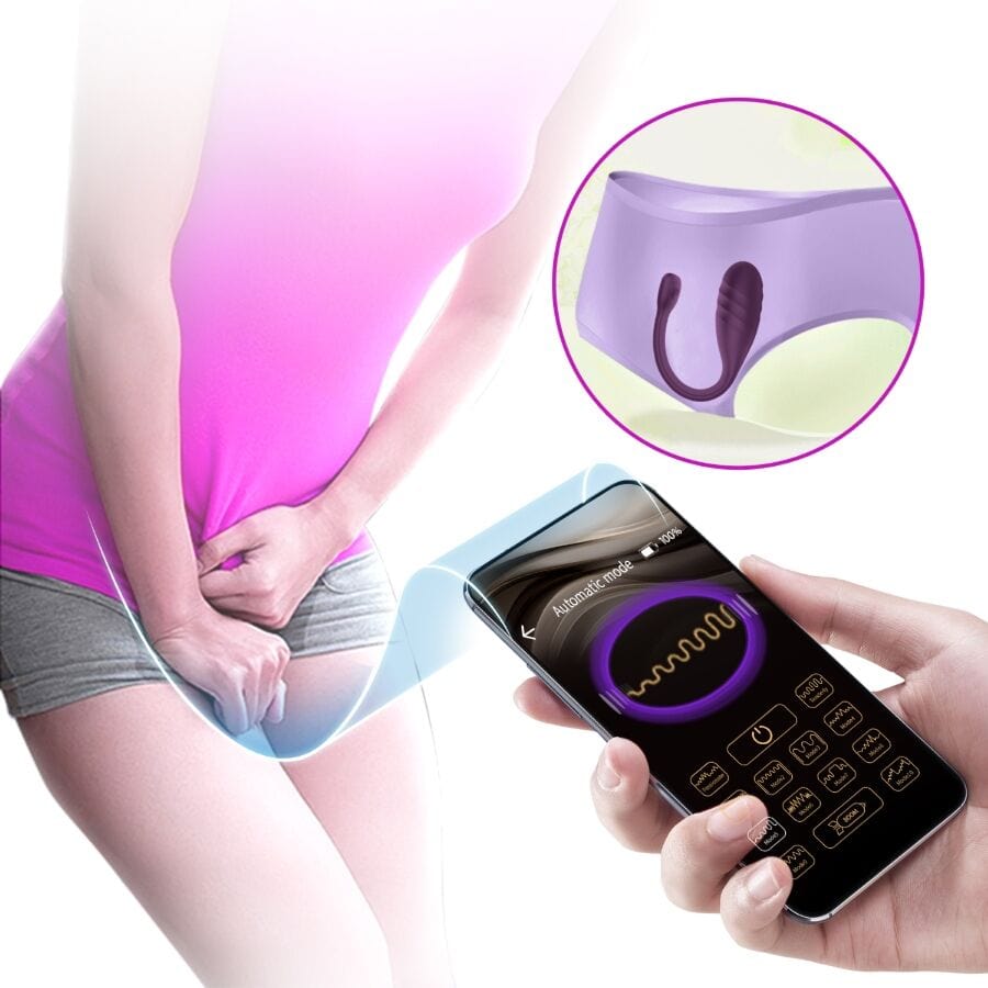PRETTY LOVE SMART PRETTY LOVE - VIBROMASSEUR CONTRÔLÉ PAR APPLICATION LEVIATHAN VIOLET