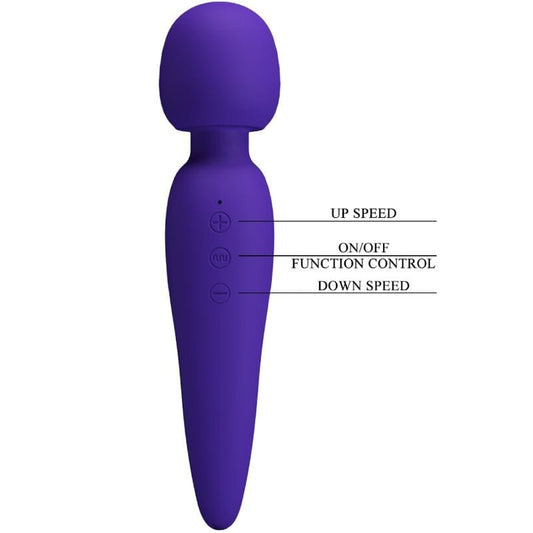 PRETTY LOVE SMART PRETTY LOVE - VIBROMASSEUR MEREDITH 12 MODES DE VIBRATION VIOLET