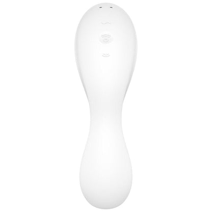 SATISFYER CONNECT Blanc SATISFYER - APPLICATION STIMULATEUR CLITORIDIEN CURVY TRINITY 5 BLANC