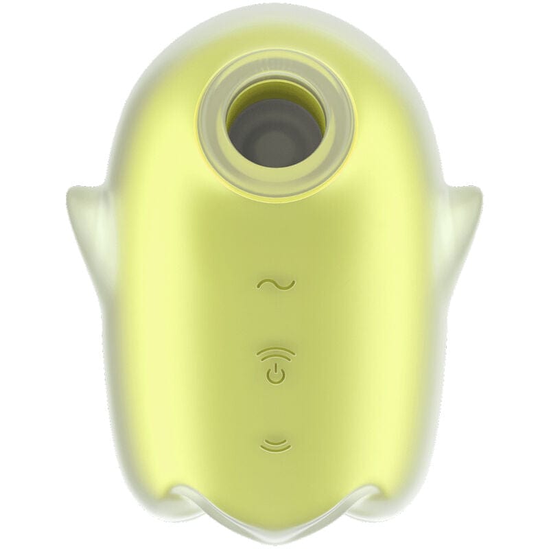 SATISFYER AIR PULSE Jaune SATISFYER - GLOWING GHOST AIR PULSE & STIMULATEUR CLITORIDIEN JAUNE