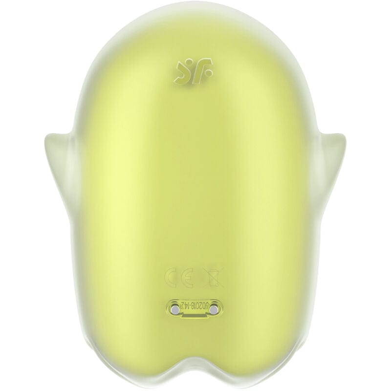 SATISFYER AIR PULSE Jaune SATISFYER - GLOWING GHOST AIR PULSE & STIMULATEUR CLITORIDIEN JAUNE