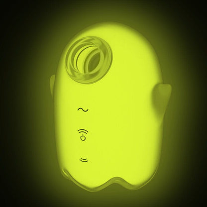 SATISFYER AIR PULSE Jaune SATISFYER - GLOWING GHOST AIR PULSE & STIMULATEUR CLITORIDIEN JAUNE