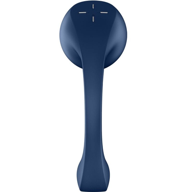 SATISFYER AIR PULSE SATISFYER - PRO+ WAVE 4 STIMULATEUR POINT G ET IMPULSION D'AIR APPLICATION GRATUITE BLEU FONCÉ