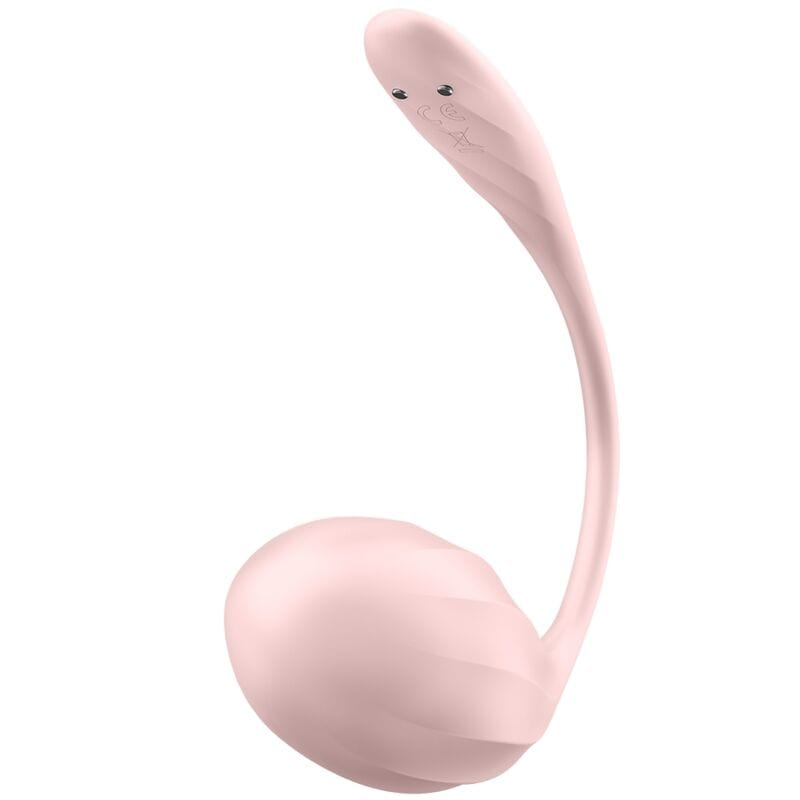 SATISFYER PARTNER SATISFYER - RIBBED PETAL STIMULATEUR À DISTANCE G POINT ROSE APPLICATION GRATUITE