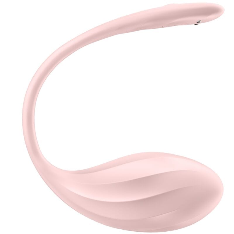 SATISFYER PARTNER SATISFYER - RIBBED PETAL STIMULATEUR À DISTANCE G POINT ROSE APPLICATION GRATUITE