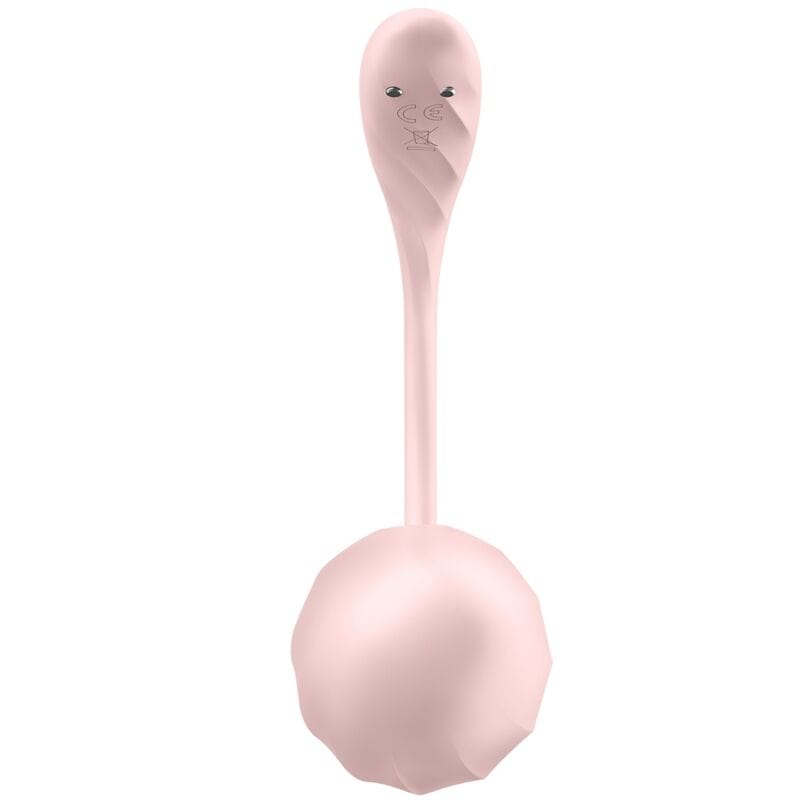SATISFYER PARTNER SATISFYER - RIBBED PETAL STIMULATEUR À DISTANCE G POINT ROSE APPLICATION GRATUITE
