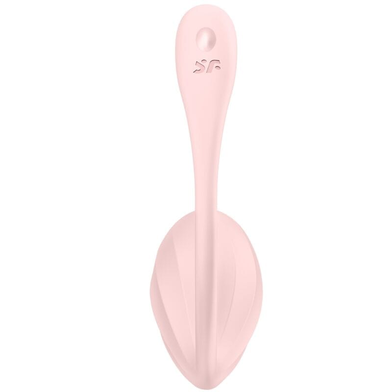 SATISFYER PARTNER SATISFYER - RIBBED PETAL STIMULATEUR À DISTANCE G POINT ROSE APPLICATION GRATUITE