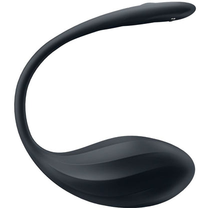 SATISFYER PARTNER SATISFYER - RIBBED PETAL TÉLÉCOMMANDE DE STIMULATEUR DE POINT G NOIR APPLICATION GRATUITE