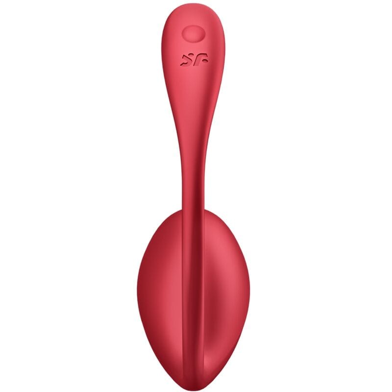 SATISFYER PARTNER SATISFYER - SHINY PETAL STIMULATEUR À TÉLÉCOMMANDE À DISTANCE G POINT ROUGE APPLICATION GRATUITE
