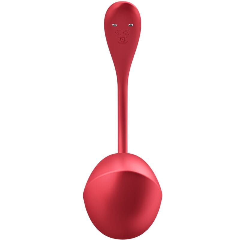 SATISFYER PARTNER SATISFYER - SHINY PETAL STIMULATEUR À TÉLÉCOMMANDE À DISTANCE G POINT ROUGE APPLICATION GRATUITE