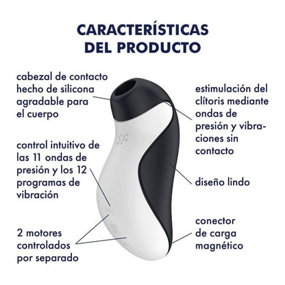 SATISFYER AIR PULSE SATISFYER - STIMULATEUR CLITORIDIEN+ VIBRATION ORCA
