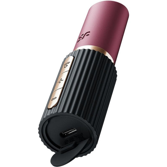 SATISFYER AIR PULSE SATISFYER - STIMULATEUR DE CLITORIS PRO 2 KISS WAVE GRENAT / NOIR