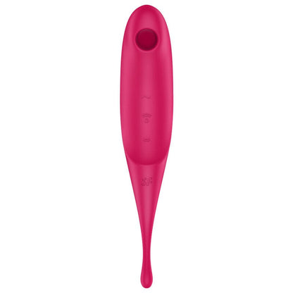 SATISFYER AIR PULSE Rouge SATISFYER - STIMULATEUR ET VIBRATEUR TWIRLING PRO AIR PULSE ROUGE