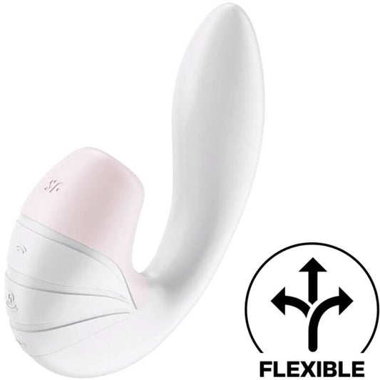 SATISFYER AIR PULSE SATISFYER - SUPERNOVA AIR PULSE STIMULATEUR ET VIBRATION BLANC