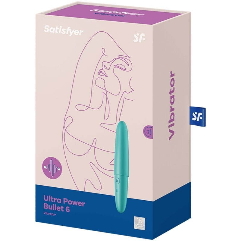 SATISFYER VIBRATOR SATISFYER - ULTRA POWER BULLET 6 TURQUOISE
