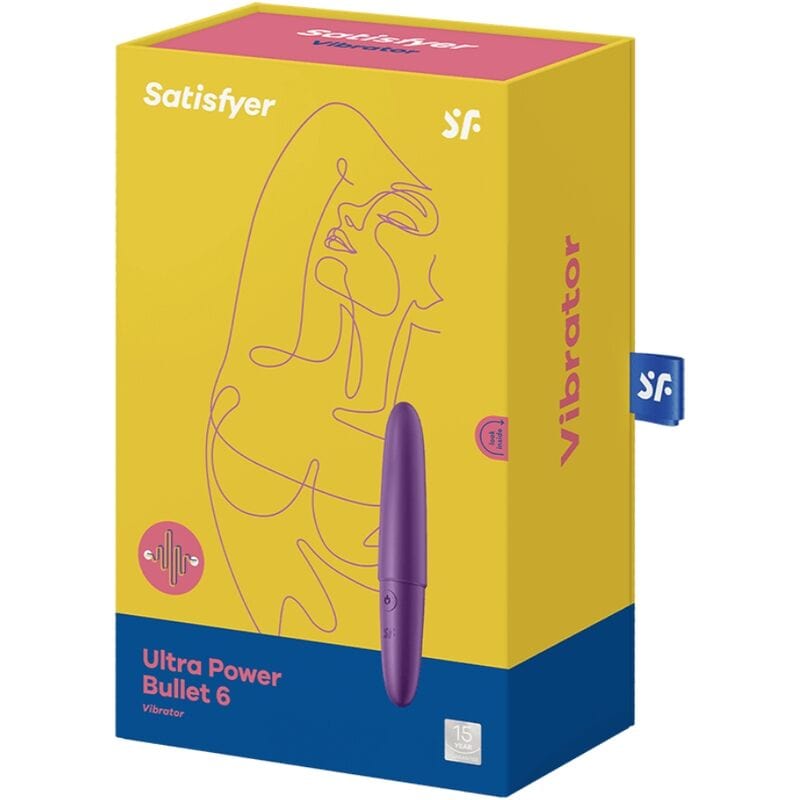 SATISFYER VIBRATOR SATISFYER - ULTRA POWER BULLET 6 VIOLET