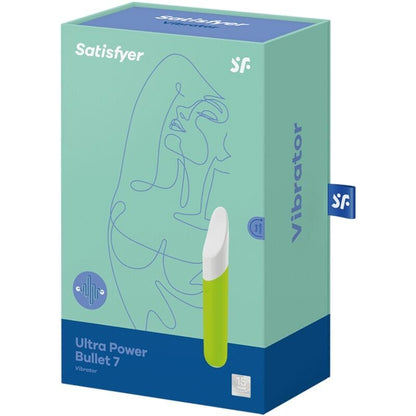 SATISFYER VIBRATOR SATISFYER - ULTRA POWER BULLET 7 VERT