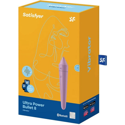 SATISFYER CONNECT SATISFYER - ULTRA POWER BULLET 8 LILAS
