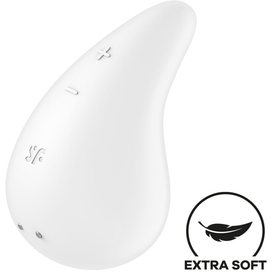 SATISFYER LAYONS SATISFYER - VIBROMASSEUR DEW DROP LAY-ON BLANC