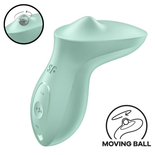 SATISFYER VIBRATOR SATISFYER - VIBROMASSEUR EXCITERRR À POSER SUR LE CLITORIS MENTHE