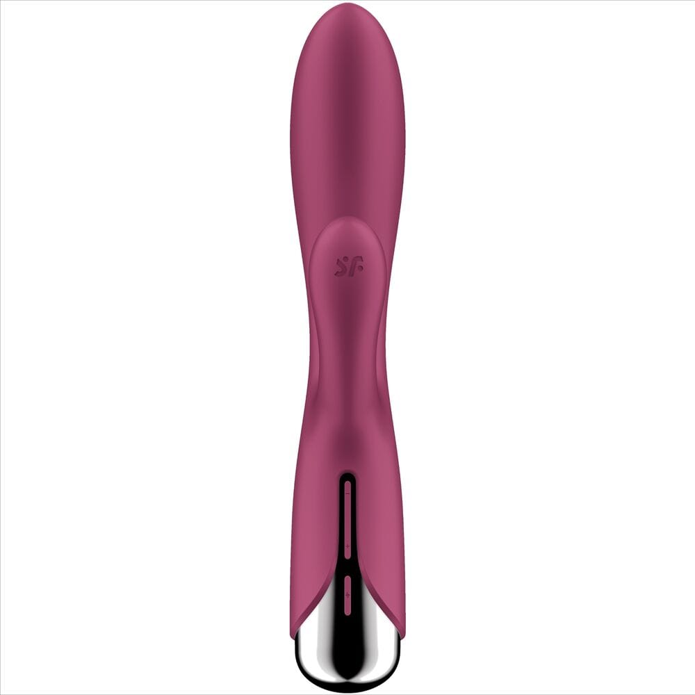 SATISFYER VIBRATOR SATISFYER - VIBROMASSEUR RABBIT 1 CLITORIS ET STIMULATION DU POINT G ROUGE