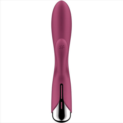 SATISFYER VIBRATOR SATISFYER - VIBROMASSEUR RABBIT 1 CLITORIS ET STIMULATION DU POINT G ROUGE