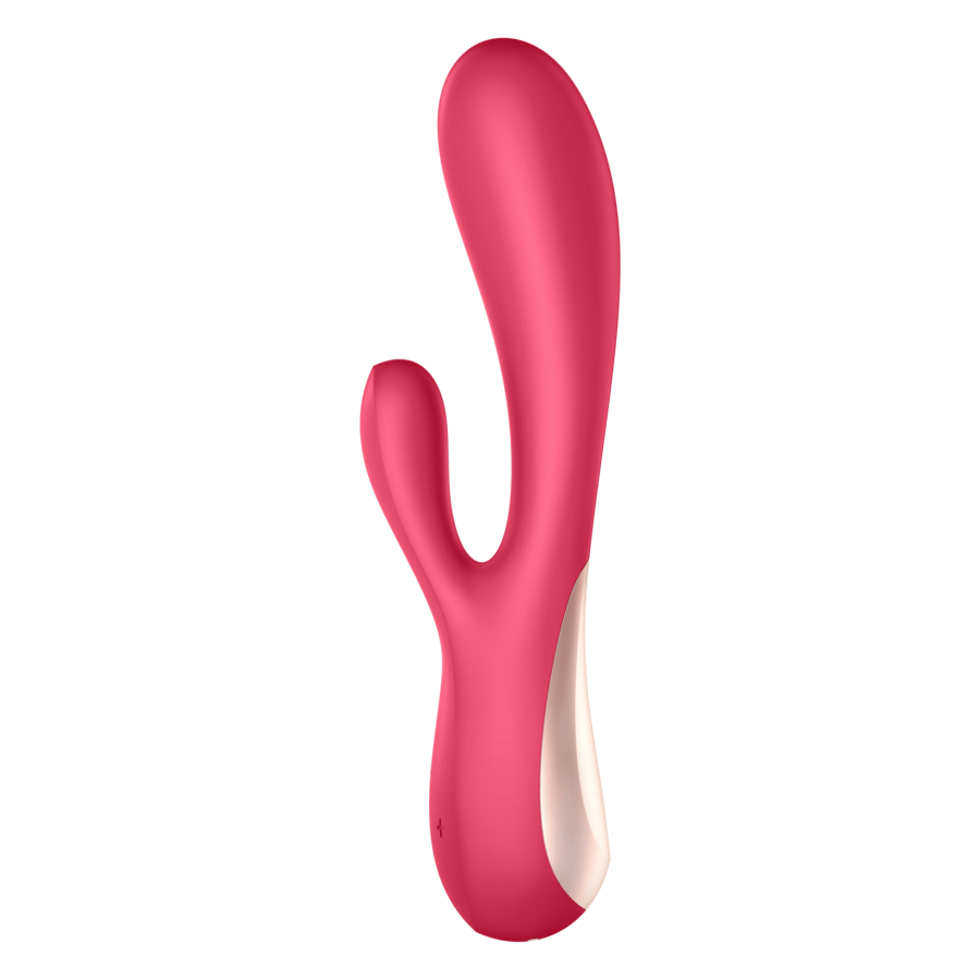SATISFYER CONNECT SATISFYER - VIBROMASSEUR RABBIT MONO FLEX ROUGE AVEC APPLICATION