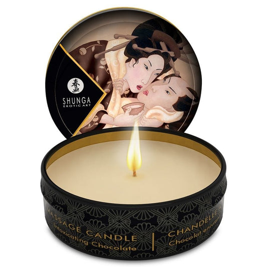 SHUNGA CANDLES SHUNGA - Bougie de Massage Chocolat Mini Caress by Candlelight 30 ml