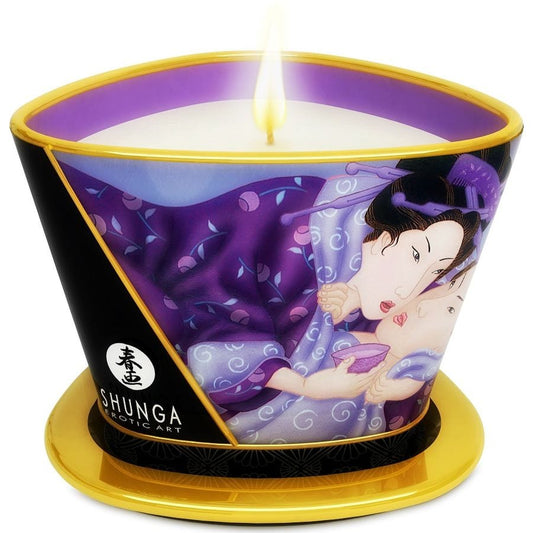 SHUNGA CANDLES SHUNGA - MINI CARESSE AUX CHANDELLES BOUGIE DE MASSAGE FRUITS EXOTIQUES 170 ML
