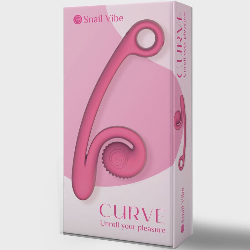 SNAIL VIBE SNAIL VIBE - VIBROMASSEUR COURBE ROSE