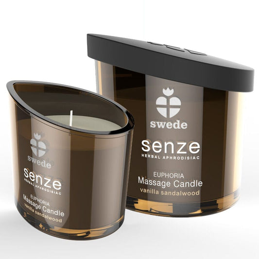 SWEDE SWEDE - BOUGIE DE MASSAGE SENZE EUPHORIA - VANILLE, BOIS DE SANTAL