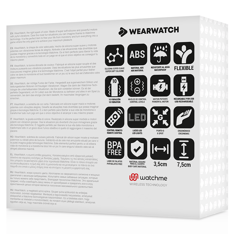 WEARWATCH WEARWATCH - WATCHME TECHNOLOGIE TÉLÉCOMMANDE UF FUCHSIA / EAU DE MER