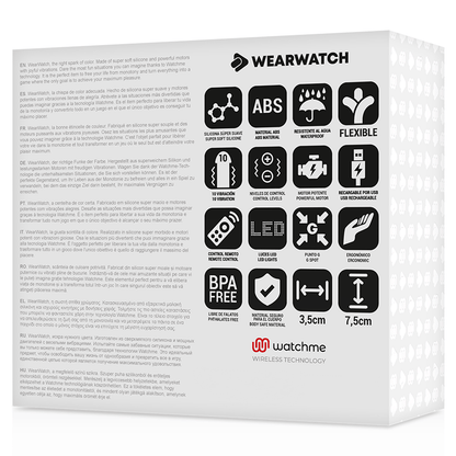 WEARWATCH WEARWATCH - WATCHME TECHNOLOGIE TÉLÉCOMMANDE UF FUCHSIA / EAU DE MER