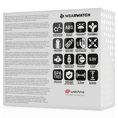 WEARWATCH WEARWATCH - WATCHME VIBRATEUR DOUBLE TECHNOLOGIE INDIGO / JET