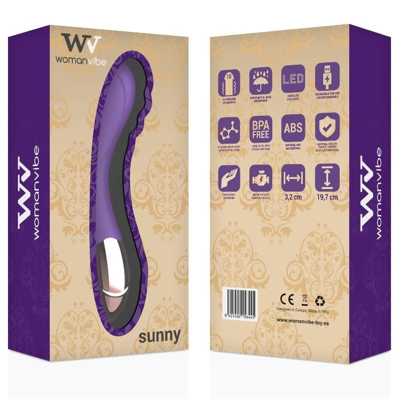 WOMANVIBE WOMANVIBE - VIBRATEUR RECHARGEABLE EN SILICONE SUNNY