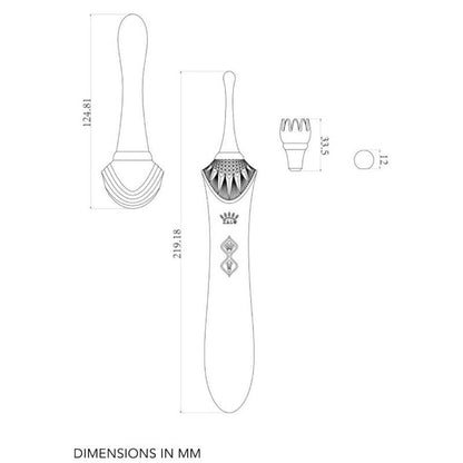 ZALO ZALO - BESS 2 CLITORAL MASSAGER BLACK